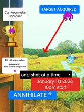 CAPTAIN ANNIHILATE® AIR RIFLE 👾 •🔫FIELD TARGET CONTEST